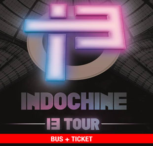 Pop-rock INDOCHINE BUS EN TICKET