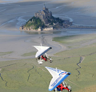 Auto- en motorsport MONT ST-MICHEL EN ULM OU AUTOGIRE BAPTEME ET SURVOL LE VAL ST PERE
