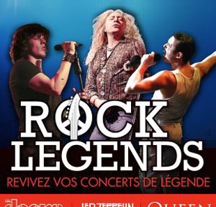 Pop-rock ROCK LEGENDS : THE DOORS ALIVE - LETZ ZEP - ONE NIGHT OF QUEEN BRUXELLES - BRUSSEL