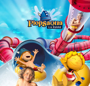 Parc d'attraction PLOPSAQUA - BILLET ENFANT 85CM À 1M DE PANNE