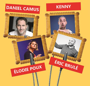 Humoriste(s) PLATEAU NANTAIS E POUX, KENNY, D CAMUS, E BRULE PLOUGASTEL DAOULAS