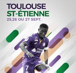 Voetbal TOULOUSE FC / AS SAINT-ETIENNE LIGUE 1 CONFORAMA - 7EME JOURNEE TOULOUSE