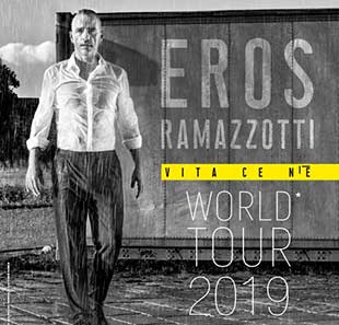 Internationaal varieté EROS RAMAZZOTTI TOURNEE 2019