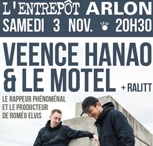 Electronische muziek VEENCE HANAO X LE MOTEL ARLON