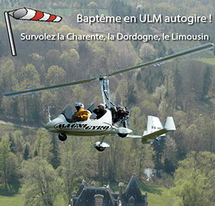 Auto- en motorsport BAPTEME ET SURVOL EN ULM AUTOGIRE PARC NAT. REGION. PERIGORD LIMOUSIN BUSSIERE BADIL