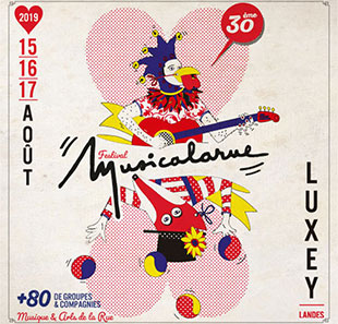 Pop-rock FESTIVAL MUSICALARUE 2019 PASS 3 JOURS - 15, 16 ET 17/08/2019 LUXEY
