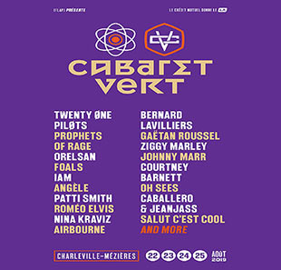 Pop-rock FESTIVAL CABARET VERT 2019 CHARLEVILLE MEZIERES