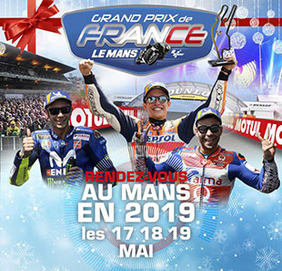 Sport mécanique GRAND PRIX DE FRANCE MOTO LE MANS 17-18-19 MAI 2019 LE MANS