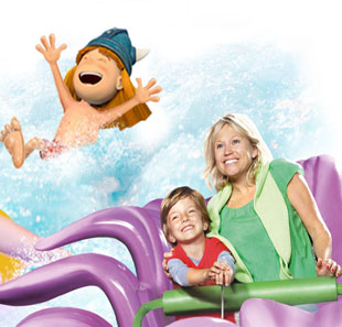Pretpark MAYALAND + PLOPSAQUA LA PANNE BILLET ENFANT 85CM À 1M DE PANNE