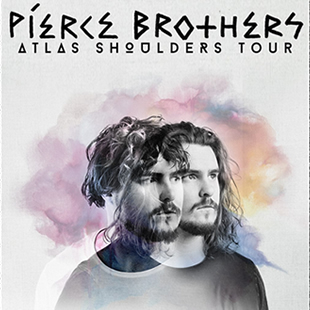 Pop-rock PIERCE BROTHERS ATLAS SHOULDERS TOUR BRUXELLES