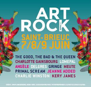 Pop-rock ART ROCK- GRANDE SCENE 3 JOURS VALABLE LES 7, 8 ET 9 JUIN 2019 ST BRIEUC