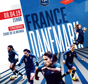 Football FRANCE / DANEMARK EQUIPE DE FRANCE FEMININE STRASBOURG