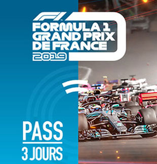 Sport mécanique GP FRANCE FORMULE 1 - PASS 3 JOURS LE CASTELLET