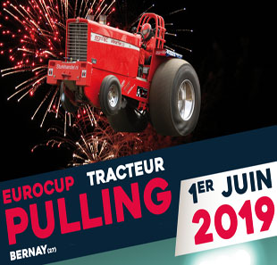Sport mécanique TRACTEUR PULLING COUPE D'EUROPE BERNAY