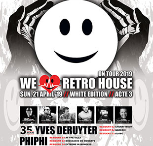 Electronische muziek WE LOVE RETRO HOUSE BRAINE L'ALLEUD