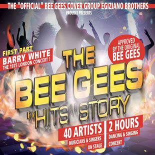 Pop-rock THE MASSACHUSETTS TOUR THE VERY BEST OF BEE GEES LOUVAIN-LA-NEUVE