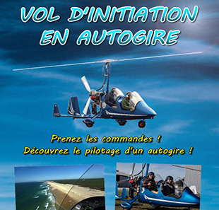 Sport mécanique PILOTE D'UN JOUR EN ULM AUTOGIRE PRENEZ LES COMMANDES ! BISCARROSSE