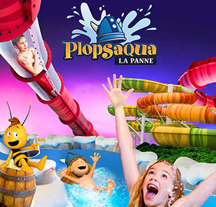 Pretpark PLOPSAQUA LA PANNE - VISITEURS >1M DE PANNE