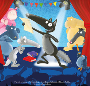 Spectacle pour enfants LE LOUP QUI VOULAIT FAIRE SON SPECTACLE BRUXELLES - BRUSSEL