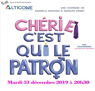 Réveillon CHERIE, C'EST QUI LE PATRON ? ST ORENS DE GAMEVILLE