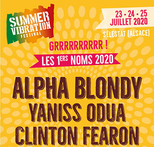 Traditionele Franse muziek SUMMER VIBRATION FESTIVAL PASS 3 JOURS DU 23 AU 25/07/20 SELESTAT