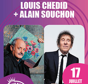 Variété en Frans chanson LOUIS CHEDID - ALAIN SOUCHON FESTIVAL DE CARCASSONNE CARCASSONNE