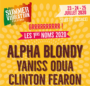 Traditionele Franse muziek SUMMER VIBRATION FESTIVAL - CAMPING PASS 3 JOURS DU 23 AU 25/07/2020 SELESTAT