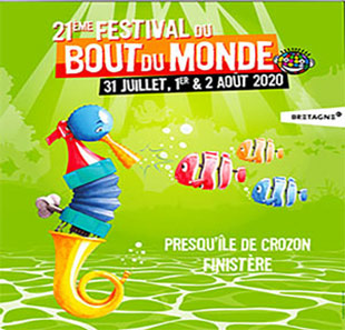 Pop-rock 21E FESTIVAL DU BOUT DU MONDE - P3J VALABLE LE 31 JUILLET, 1er & 2 AOUT CROZON