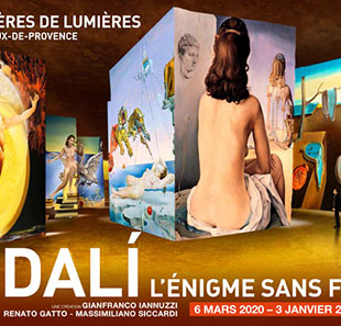Exposition DALI, L'ÉNIGME SANS FIN GAUDI, ARCHITECTE DE L'IMAGINAIRE LES BAUX DE PROVENCE