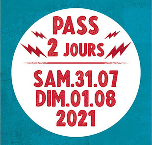 Variété en Frans chanson FESTIVAL MUSICALARUE 2021 PASS 2 JOURS - 31/07 et 01/08 2021 LUXEY