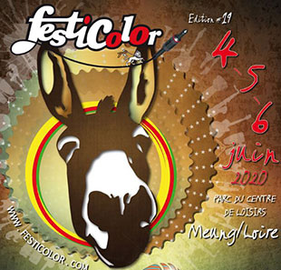 Variété en Frans chanson FESTICOLOR MEUNG-SUR-LOIRE PASS FESTIVAL 3 JOURS MEUNG SUR LOIRE