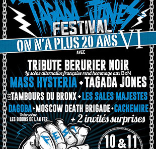 Rock FESTIVAL ON N'A PLUS 20 ANS VI BILLET 1 JOUR FONTENAY LE COMTE