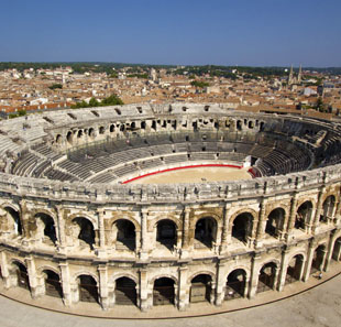 Monumentenbezoek ARENES DE NIMES, MAISON CARREE, TOUR MAGNE NIMES