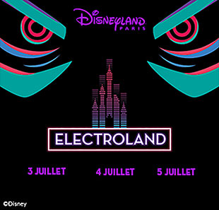 Pretpark SOIREE ELECTROLAND PLUS DISNEY VENDREDI MARNE LA VALLEE CEDEX 4