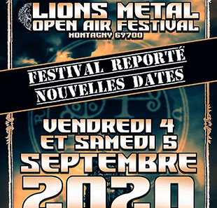 Hardrock LIONS METAL OPEN AIR FESTIVAL PASS SAMEDI MONTAGNY