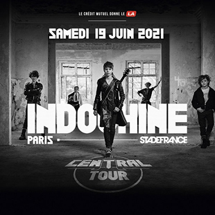 Pop-rock INDOCHINE : BUS + TICKET STADE DE FRANCE MONS