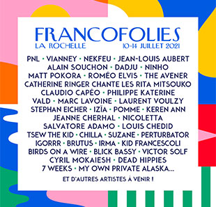 Pop-rock/Folk FRANCOFOLIES DE LA ROCHELLE 2021