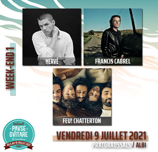 Pop-rock PASS VENDREDI FESTIVAL PAUSE GUITARE 2021 ALBI