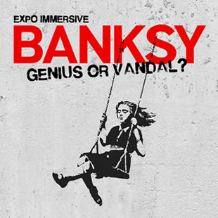 Tentoonstelling BANKSY Genius or Vandal - Exhibition BRUXELLES/BRUSSEL