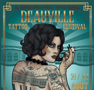 Salon/Beurs DEAUVILLE TATTOO FESTIVAL 2021 BILLET 1 JOUR - DIMANCHE DEAUVILLE
