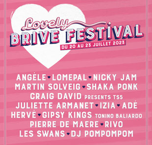 Variété en Frans chanson BRIVE FESTIVAL - 20 JUILLET 2023 BRIVE LA GAILLARDE