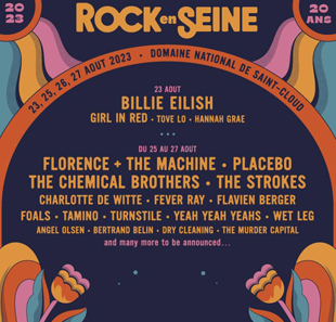 ROCK EN SEINE 2023 - BILLET 1 JOUR