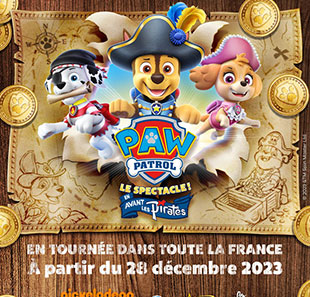 Spectacle pour enfants PAT' PATROUILLE - LE SPECTACLE En Avant Les Pirates ! TRELAZE