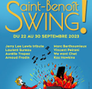 Jazz SAINT BENOIT SWING FESTIVAL-PASS 3J VALABLE LES 28-29-30 SEPTEMBRE 2023 ST BENOIT