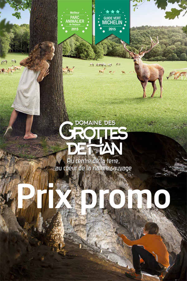 Pretpark DOMAINE DES GROTTES DE HAN VENTE FLASH HAN-SUR-LESSE
